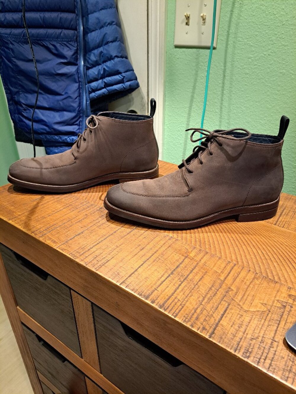 Cole Haan Wagner Grand Apron Chukka Boot - 9 Mens Java color